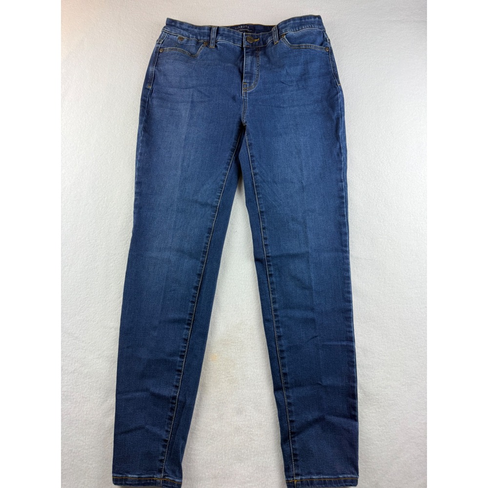 Talbots Women's Size 6 Blue Denim Jegging Slim Fit 5 Pocket Jeans